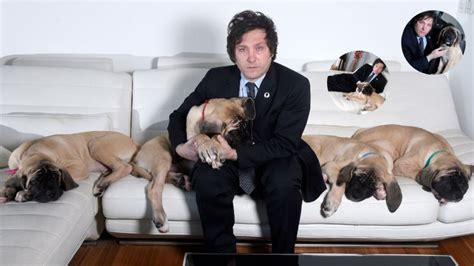 Javier Milei y la particular relación con sus perros